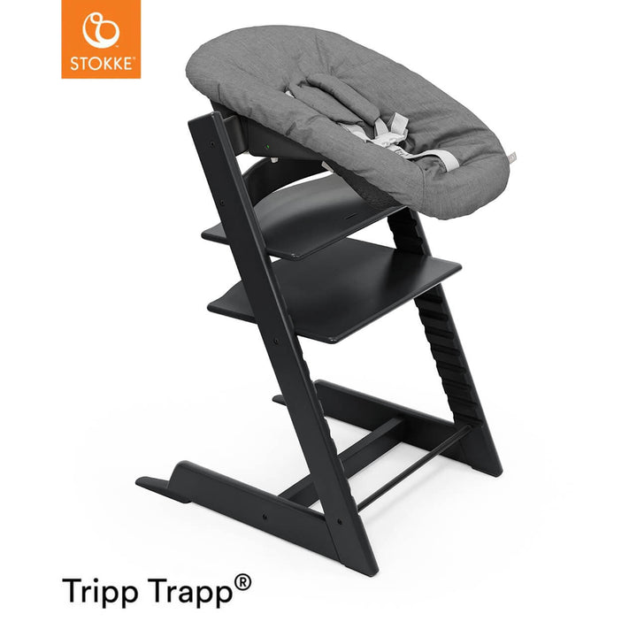 Tripp Trapp Newborn Bundle + Baby Set - Oak Black