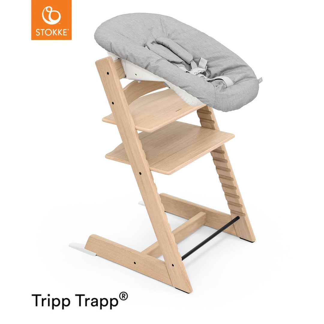 Tripp Trapp Newborn Bundle + Baby Set - Oak Natural