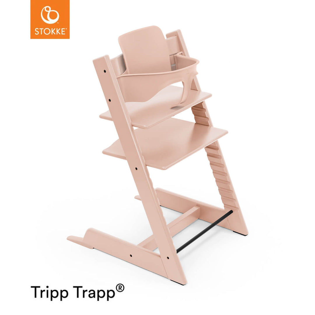 Tripp Trapp Newborn Bundle + Baby Set - Serene Pink