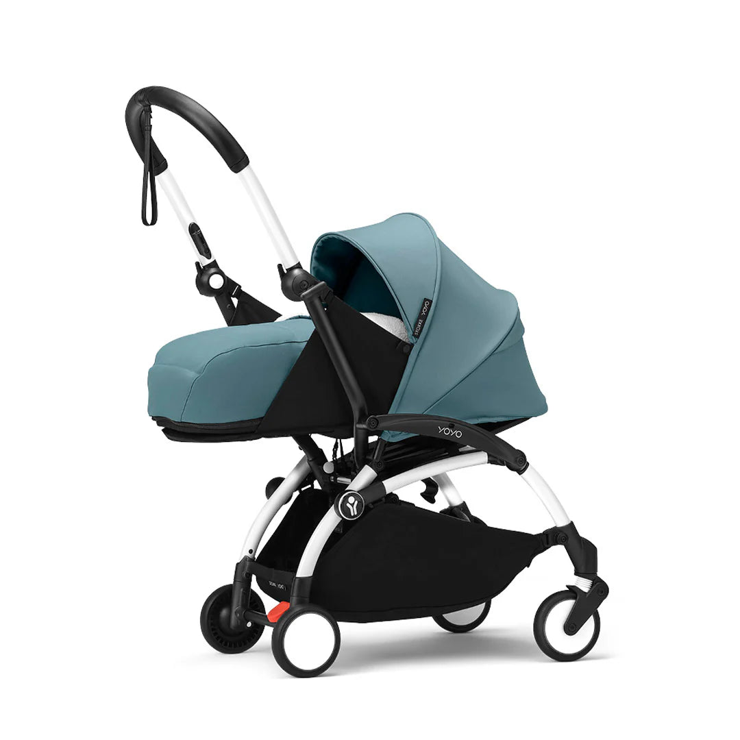 Stokke® YOYO Newborn Pack 6+ Stroller Aqua – Baby Nest