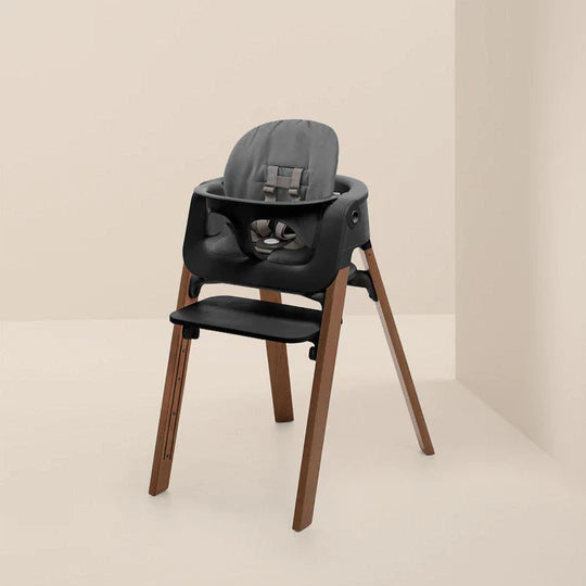 Stokke Steps Baby Set Cushion Herringbone Grey Baby Nest