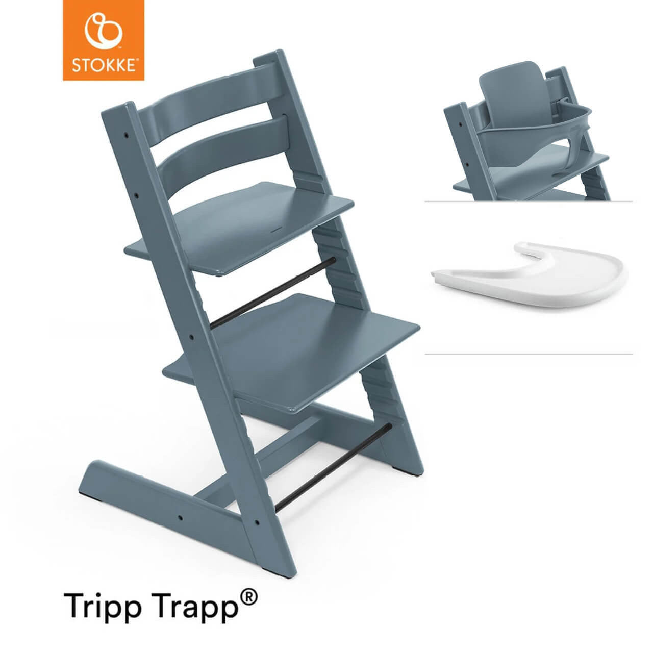 Tripp Trapp Starter Bundle - Fjord Blue