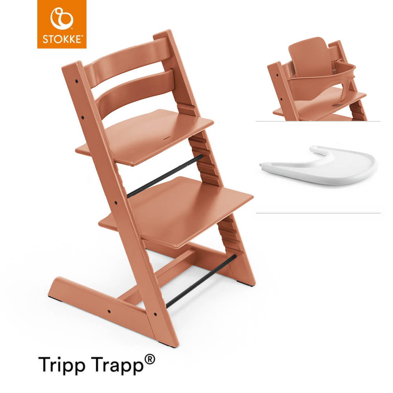 Tripp Trapp Starter Bundle - Terracotta