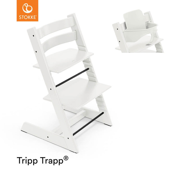 Stokke Tripp Trapp Chair & Baby Set - White
