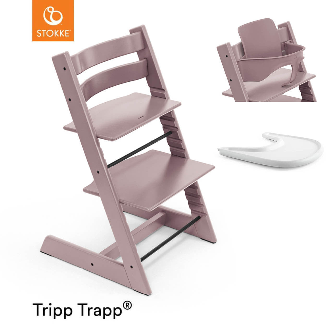 Tripp Trapp Starter Bundle - Heather Mauve
