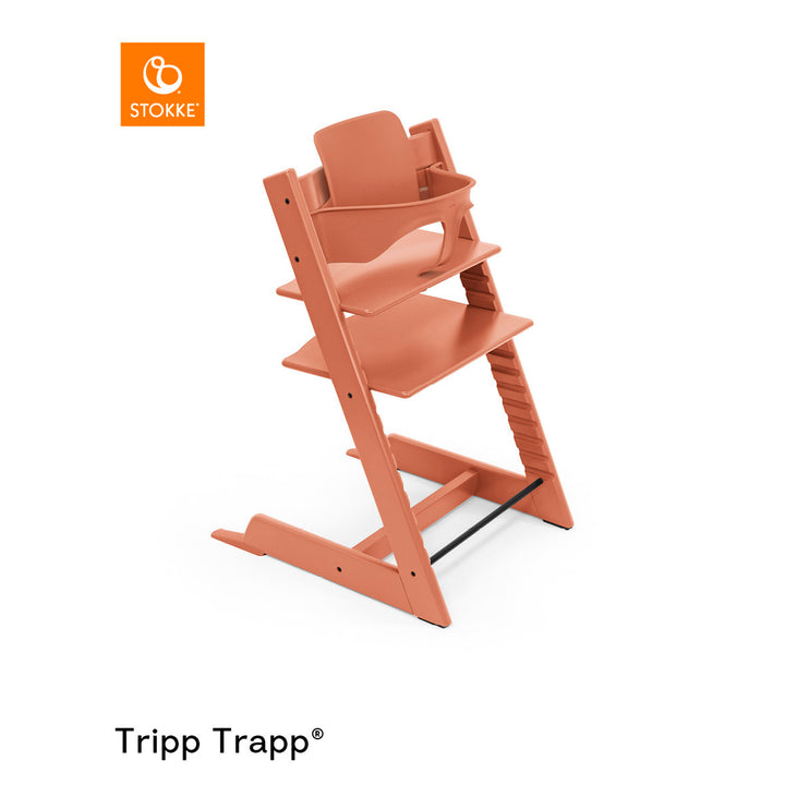 Tripp Trapp Newborn Bundle + Baby Set - Terracotta