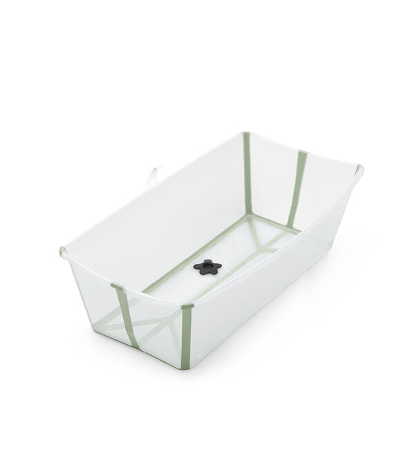 Stokke Flexi Bath X-Large + Free Newborn Support - Transparent Green