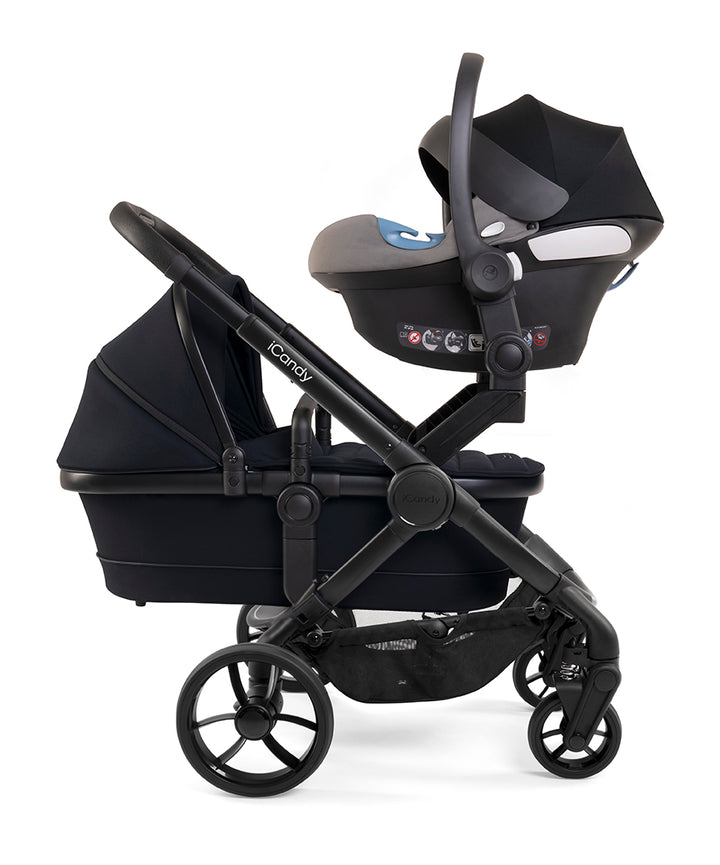 iCandy Peach 7 Twin Combo Black Edition Baby Nest