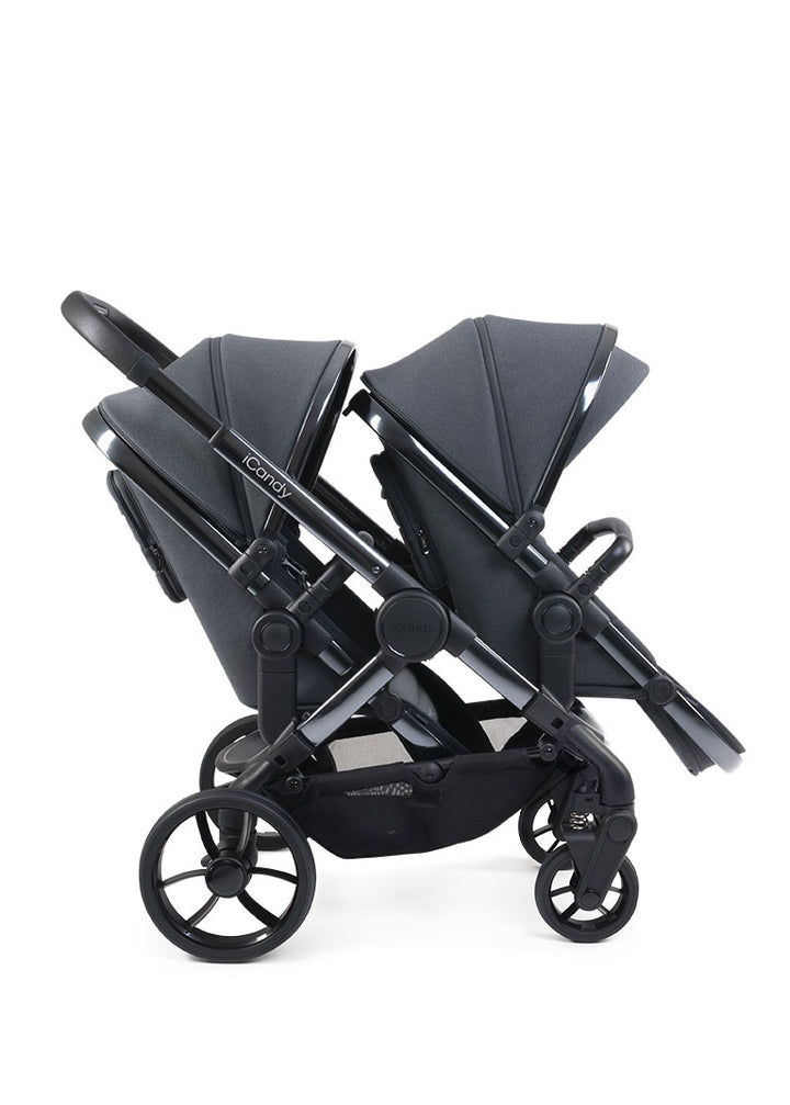 iCandy Peach 7 Twin Combo Truffle Phantom Baby Nest