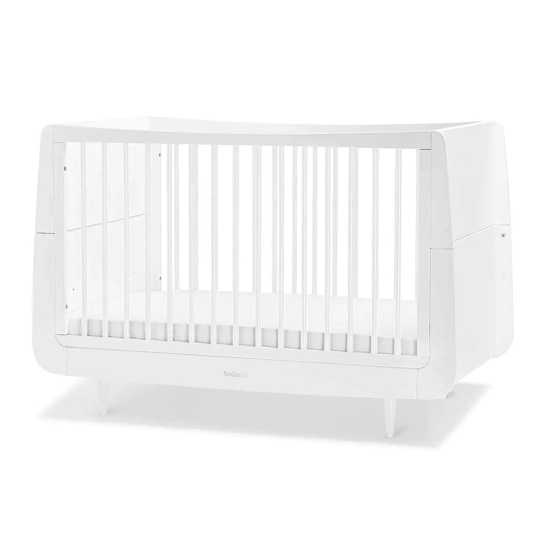 SnuzKot Skandi Cot Bed White Baby Nest