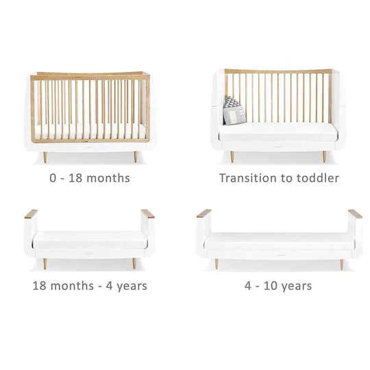 SnuzKot Skandi Cot Bed - Natural