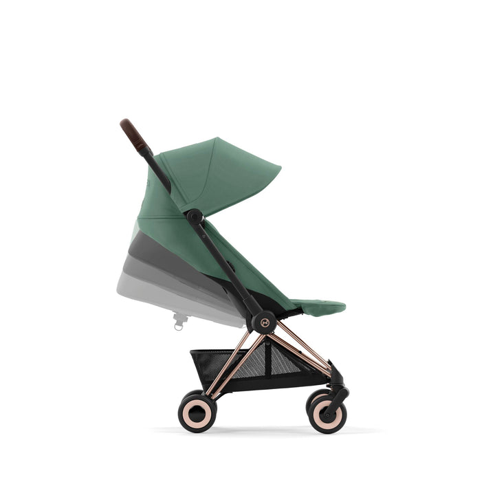 Cybex Coya - Leaf Green (Rose Gold Frame)
