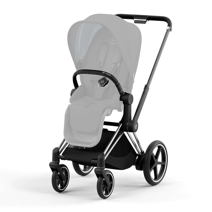 Cybex ePriam Frame + Seat Hardpart - Chrome Black