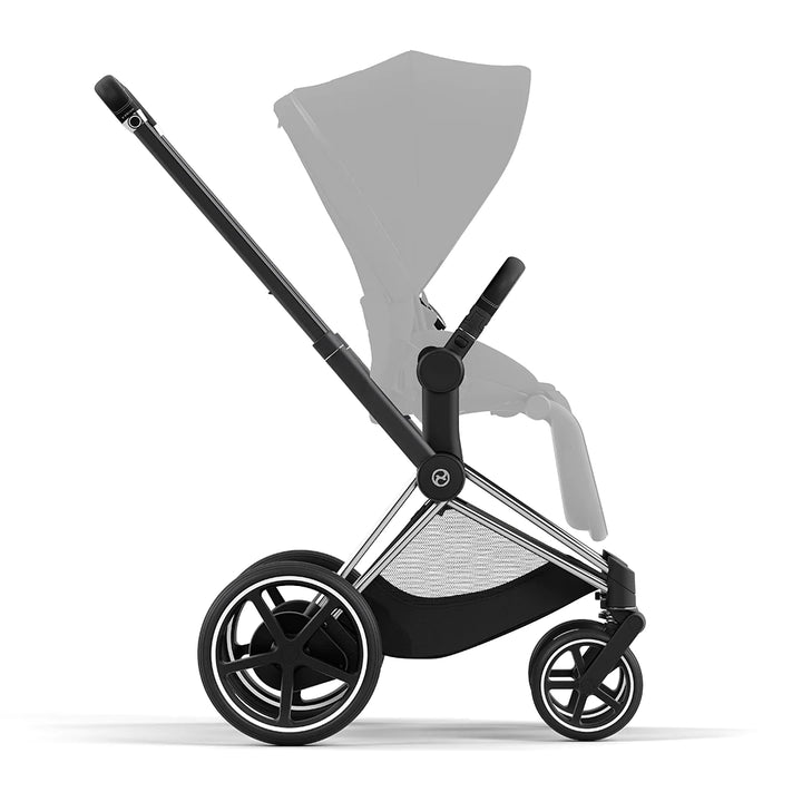 Cybex ePriam Frame + Seat Hardpart - Chrome Black