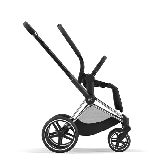 Cybex Priam Frame + Seat Hardpart - Chrome Black