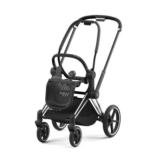 Cybex Priam Frame + Seat Hardpart - Chrome Black