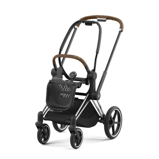 Cybex Priam Frame + Seat Hardpart - Chrome Brown
