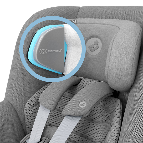 Maxi Cosi Pearl 360 Pro Car Seat Authentic Grey Baby Nest