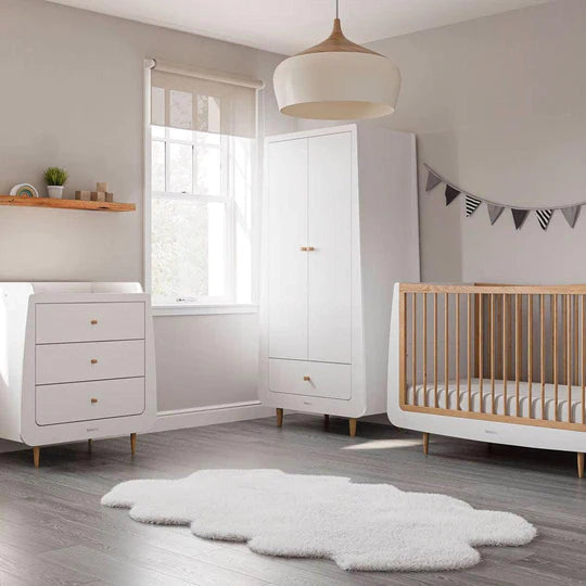 SnuzKot Skandi 3 Piece Nursery Furniture Set - Natural