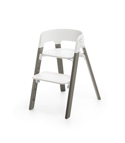 Stokke Steps Chair - White/Hazy Grey