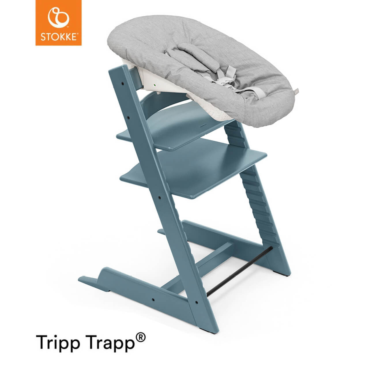 Tripp Trapp Newborn Bundle - Fjord Blue