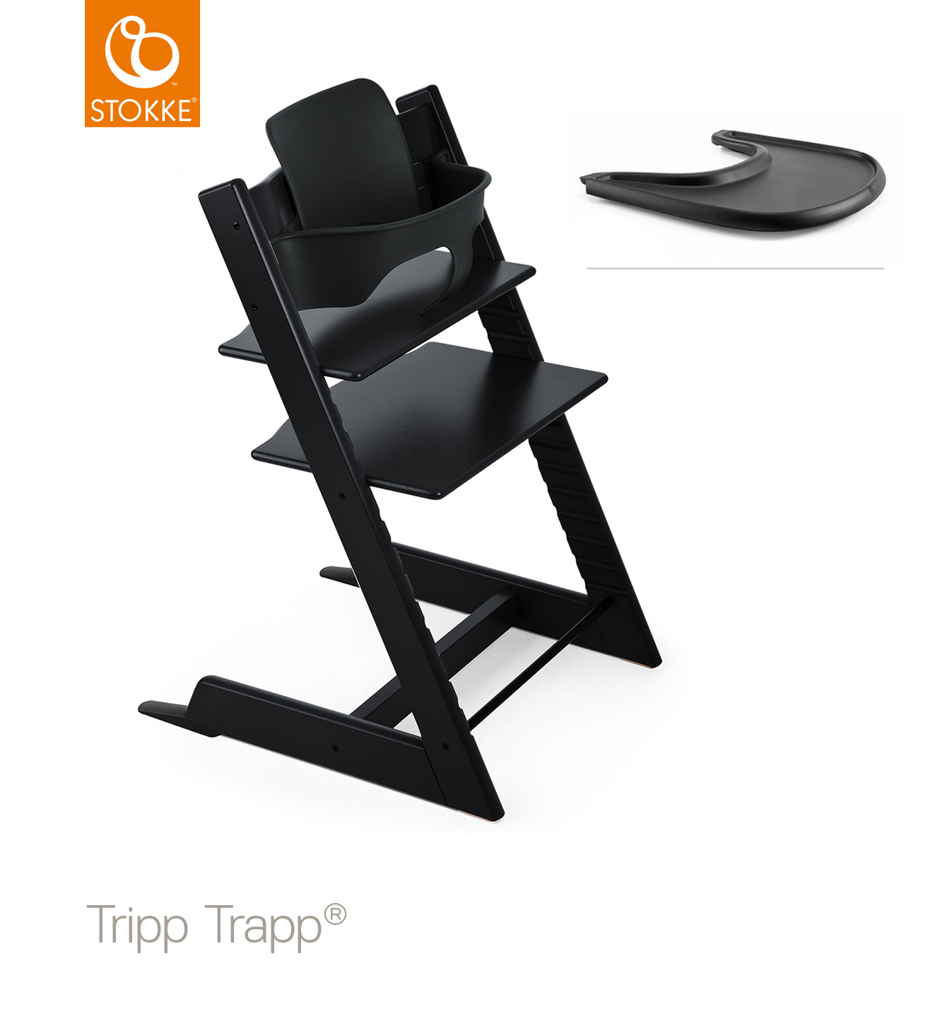 Tripp Trapp Starter Bundle - Black