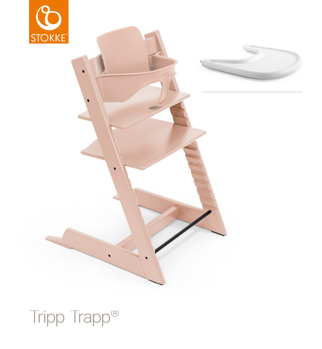 Tripp Trapp Starter Bundle - Serene Pink