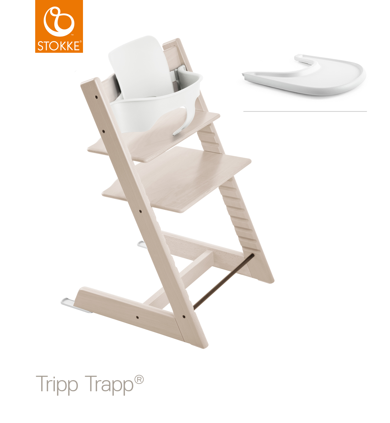 Tripp Trapp Starter Bundle - Whitewash